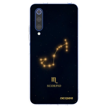 Picasee silikonový průhledný obal pro Xiaomi Mi 9 SE - SCORPIO