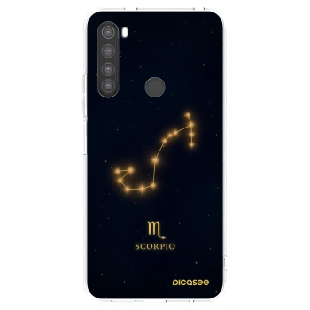 Picasee silikonový průhledný obal pro Xiaomi Redmi Note 8 - SCORPIO