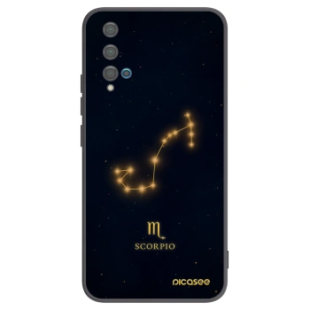 Picasee silikonový černý obal pro Huawei Nova 5T - SCORPIO