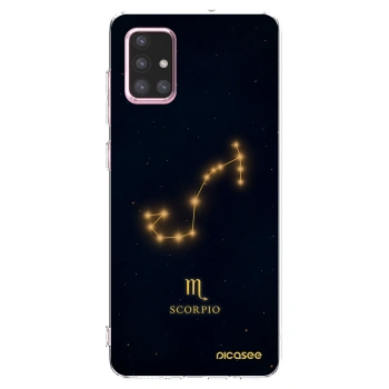 Picasee silikonový průhledný obal pro Samsung Galaxy A71 A715F - SCORPIO
