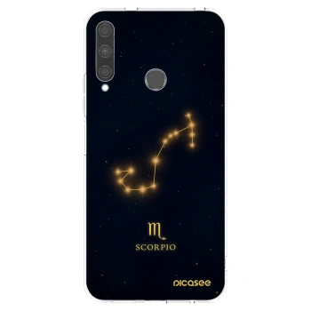 Picasee silikonový průhledný obal pro Huawei P40 Lite E - SCORPIO