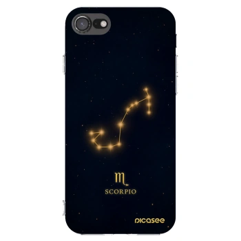 Picasee silikonový průhledný obal pro Apple iPhone SE 2020 - SCORPIO