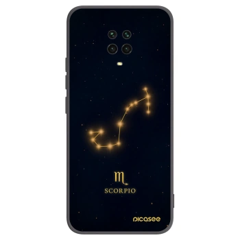 Picasee silikonový černý obal pro Xiaomi Redmi Note 9 Pro - SCORPIO