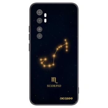 Picasee silikonový černý obal pro Xiaomi Mi Note 10 Lite - SCORPIO