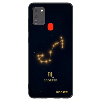 Picasee silikonový černý obal pro Samsung Galaxy A21s - SCORPIO