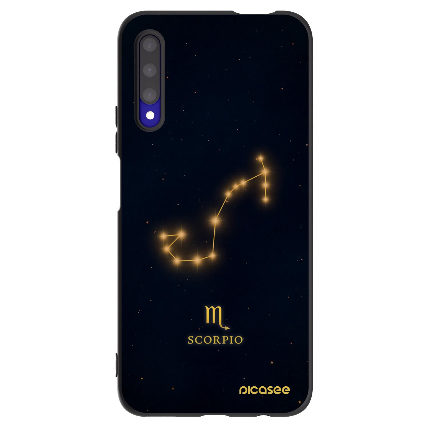 Picasee silikonový černý obal pro Honor 9X Pro - SCORPIO