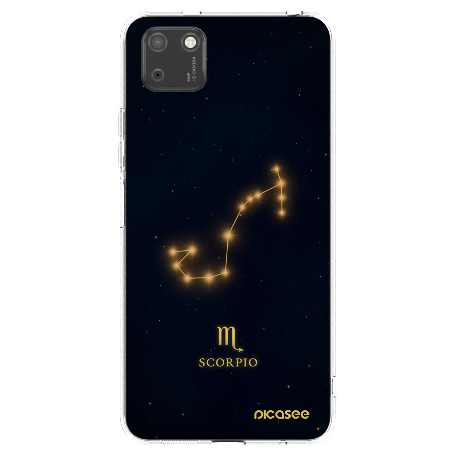 Picasee silikonový průhledný obal pro Huawei Y5P - SCORPIO