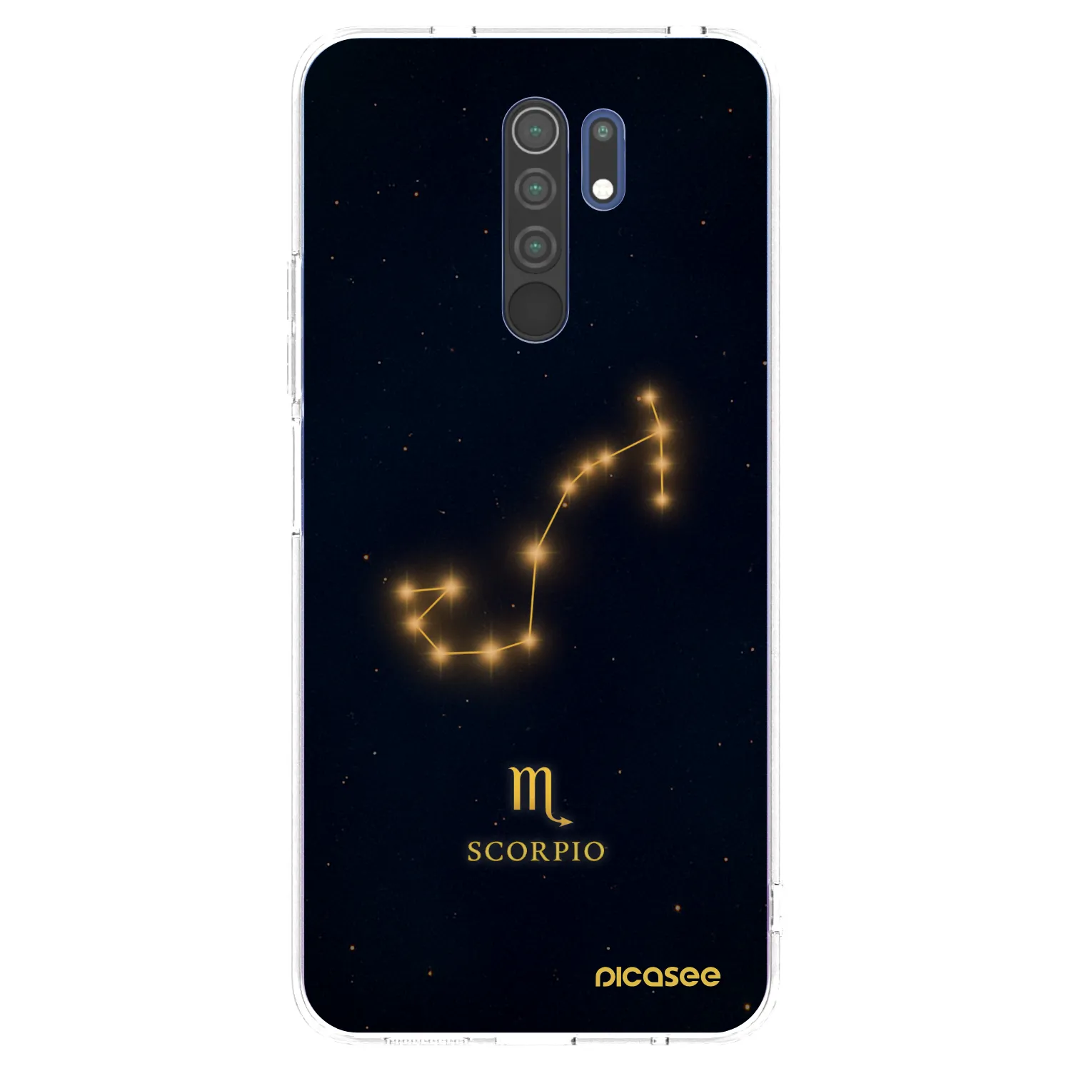 Picasee silikonový průhledný obal pro Xiaomi Redmi 9 - SCORPIO