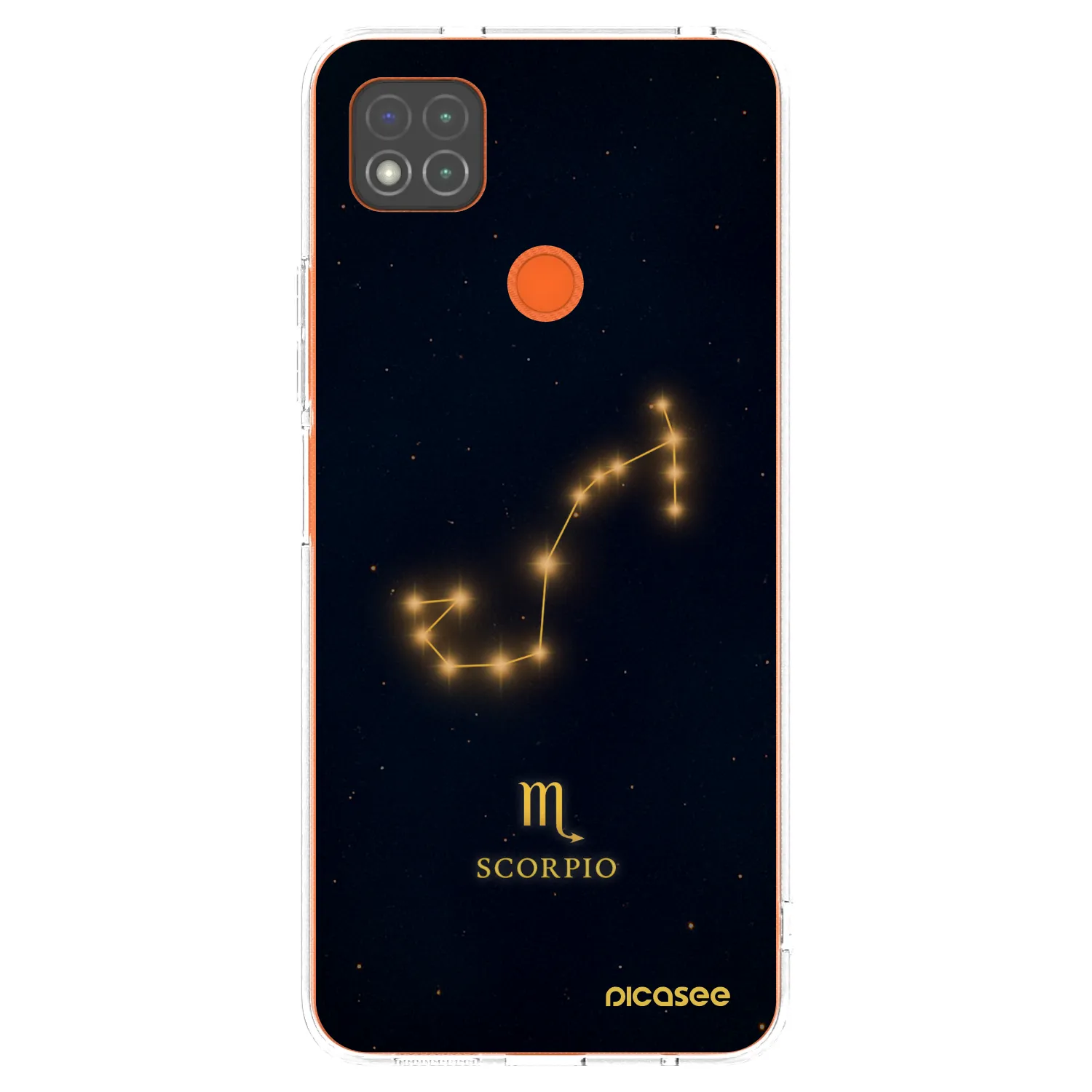 Picasee silikonový průhledný obal pro Xiaomi Redmi 9C - SCORPIO
