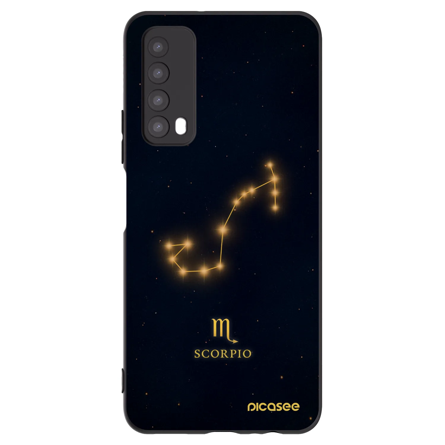 Picasee silikonový černý obal pro Huawei P Smart 2021 - SCORPIO