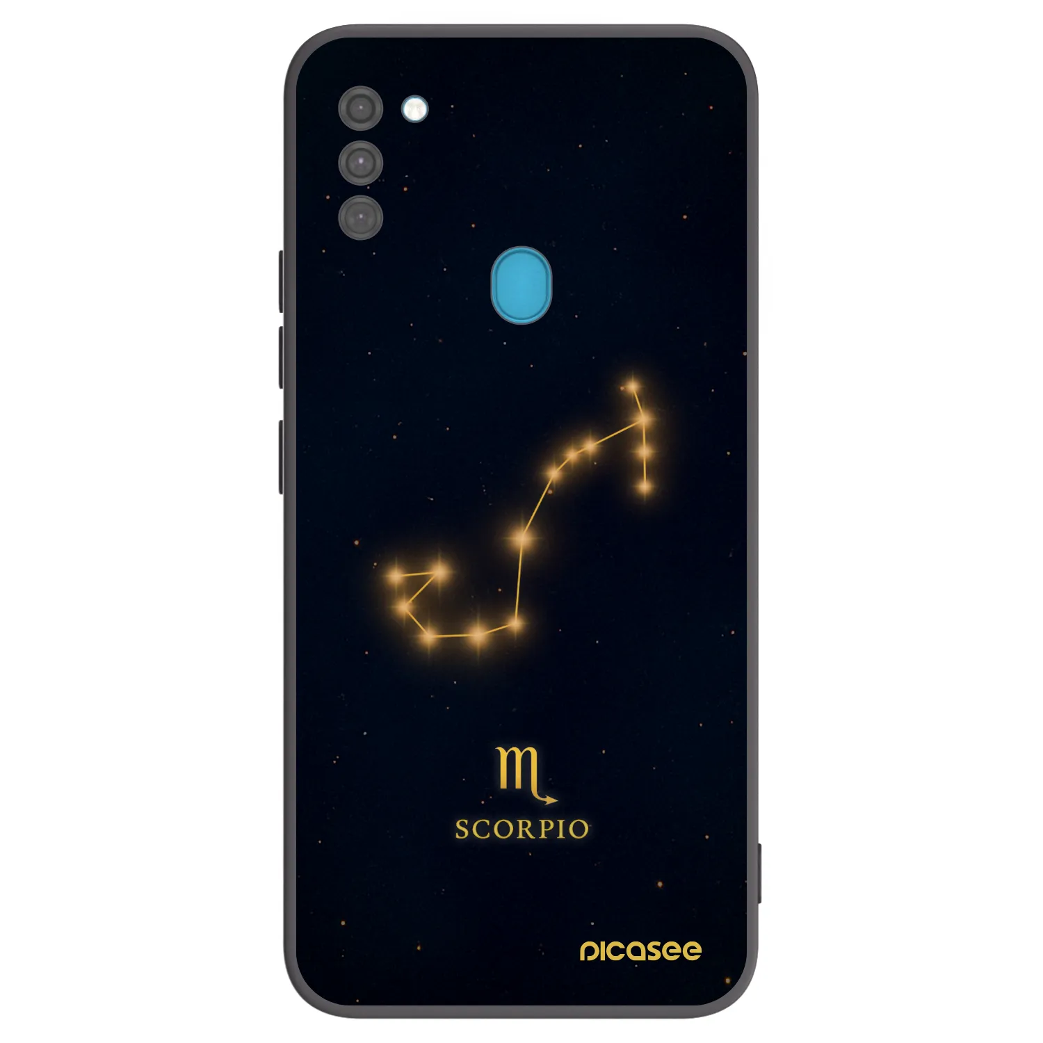 Picasee silikonový černý obal pro Samsung Galaxy M11 - SCORPIO
