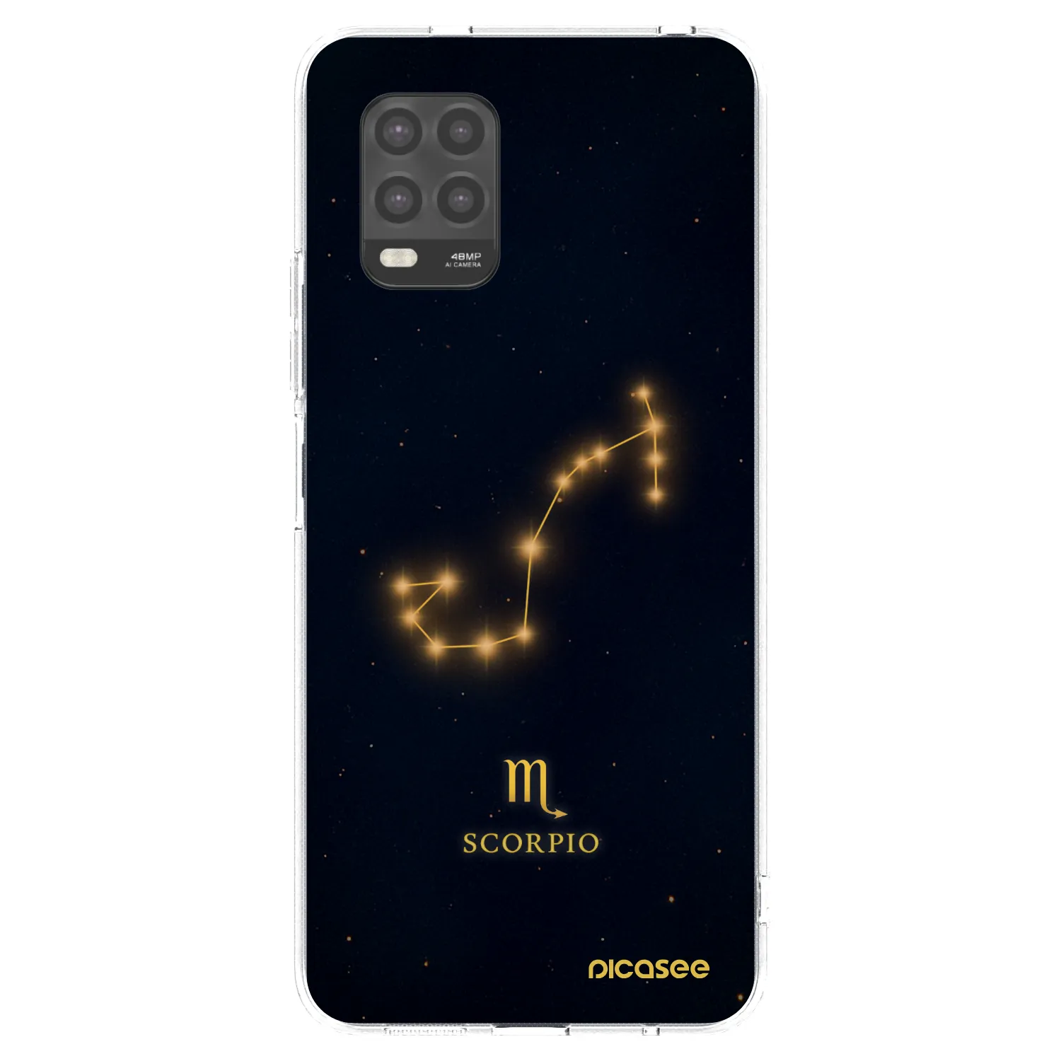Picasee silikonový průhledný obal pro Xiaomi Mi 10 Lite - SCORPIO