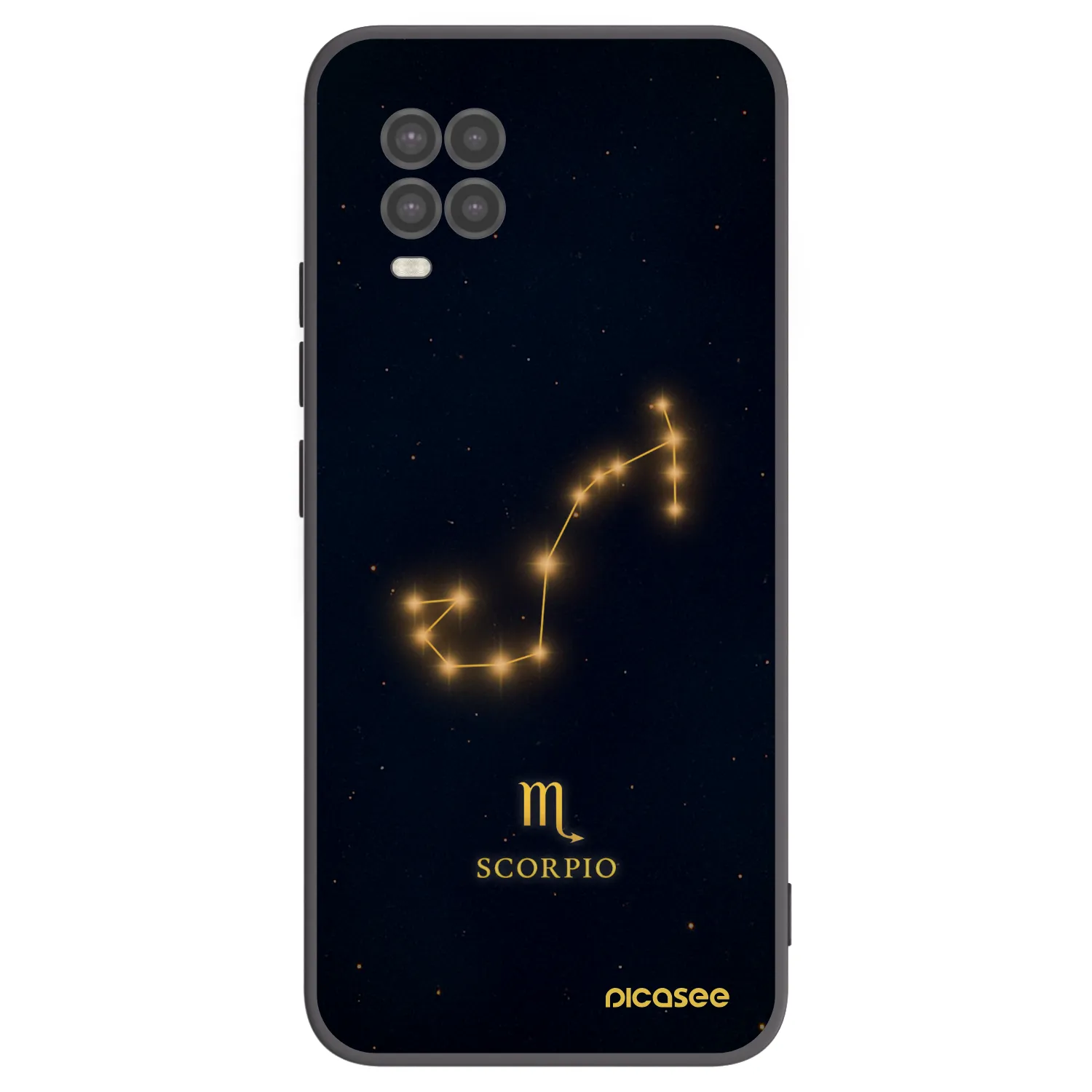 Picasee silikonový černý obal pro Xiaomi Mi 10 Lite - SCORPIO