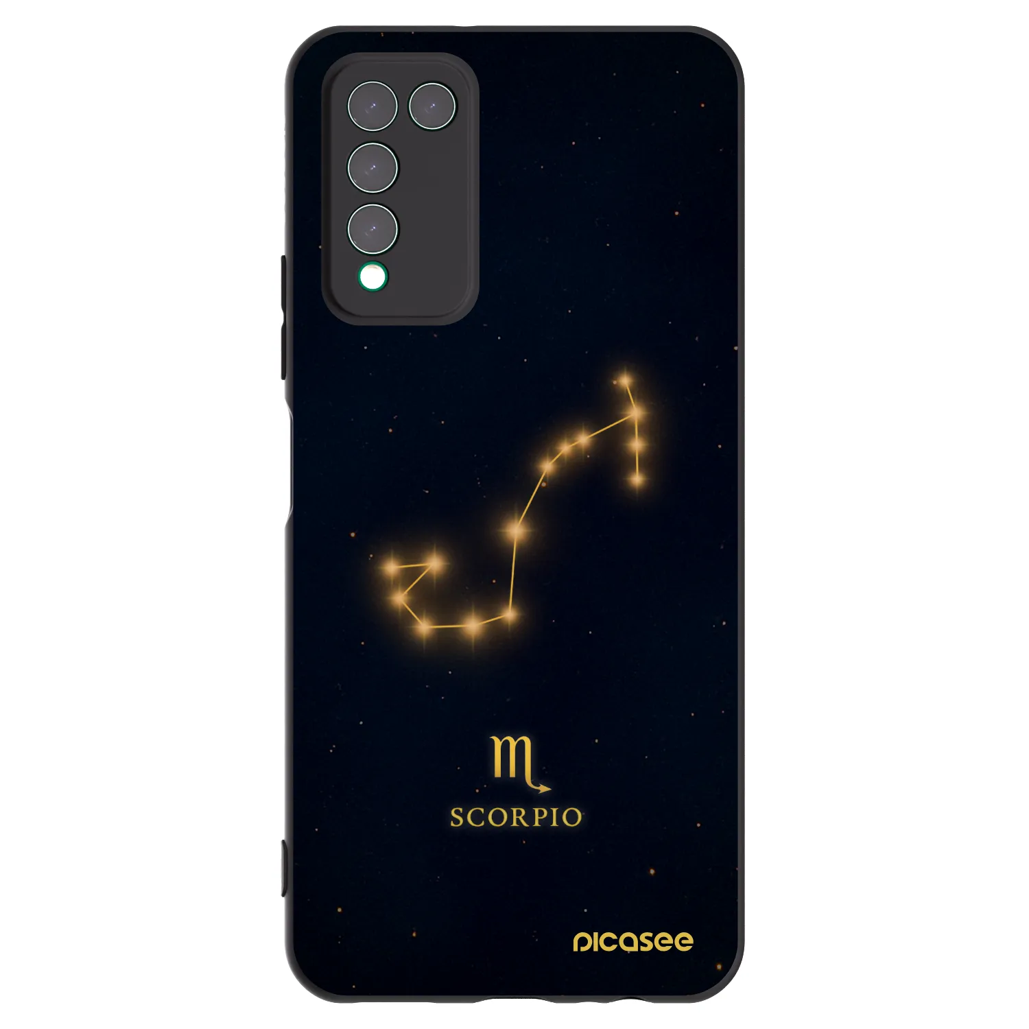 Picasee silikonový černý obal pro Honor 10X Lite - SCORPIO