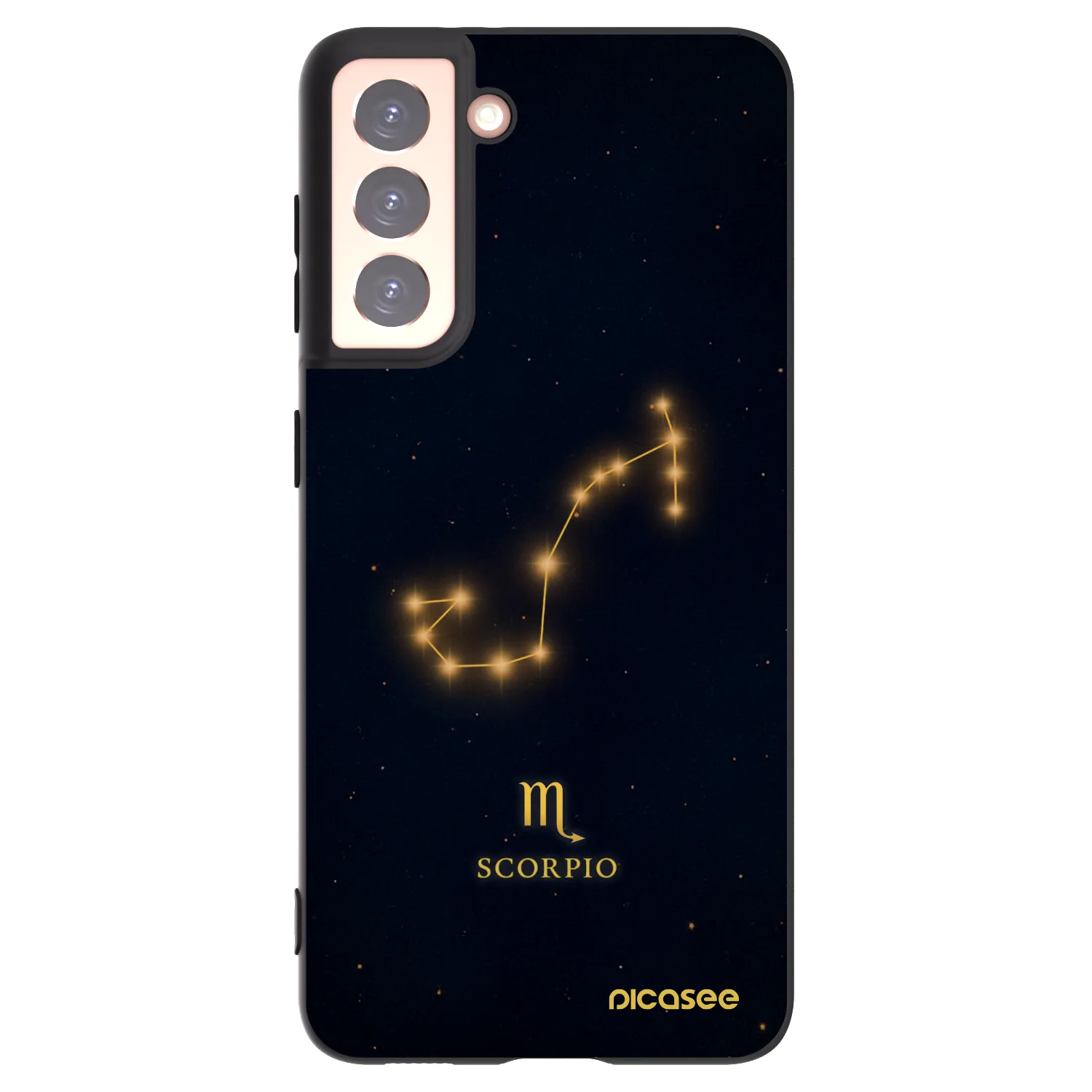 Picasee silikonový černý obal pro Samsung Galaxy S21 5G G991B - SCORPIO