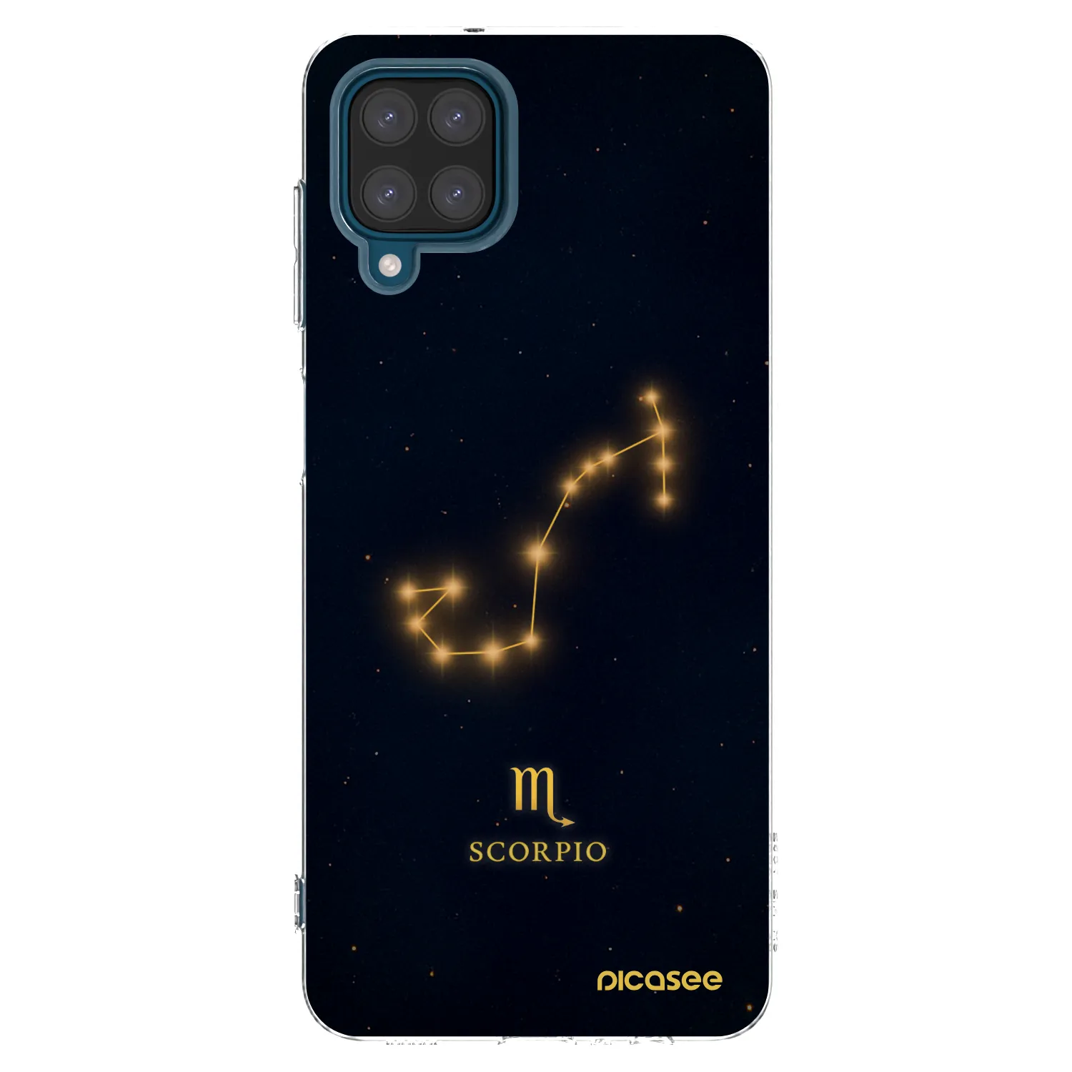 Picasee silikonový průhledný obal pro Samsung Galaxy A12 A125F - SCORPIO
