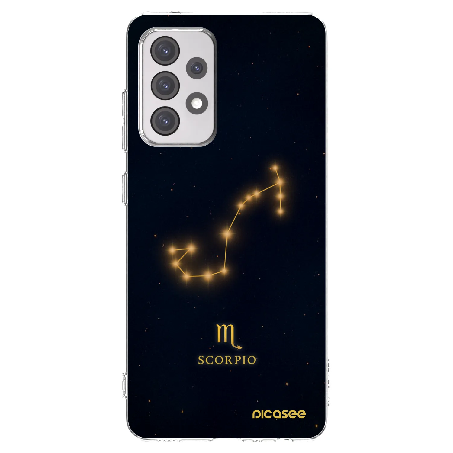 Picasee silikonový průhledný obal pro Samsung Galaxy A52 5G A525F - SCORPIO