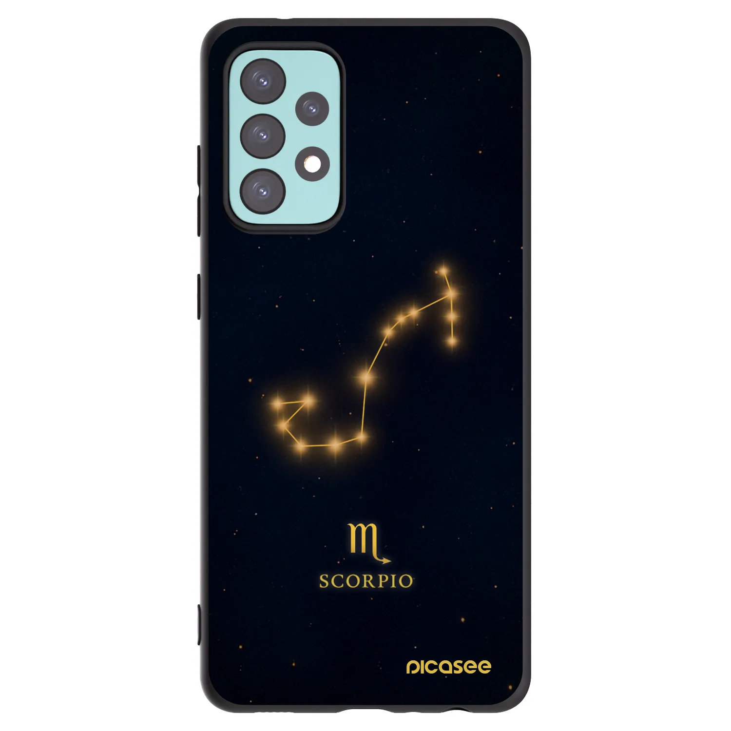 Picasee silikonový černý obal pro Samsung Galaxy A72 A725F - SCORPIO