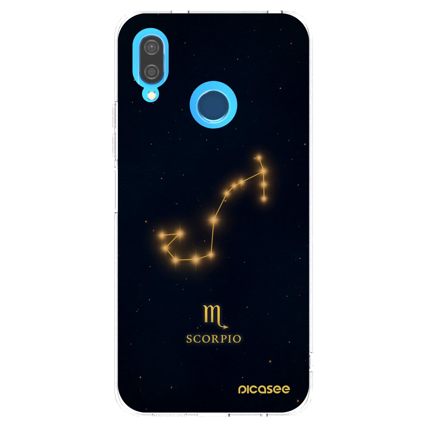 Picasee silikonový průhledný obal pro Huawei P20 Lite - SCORPIO