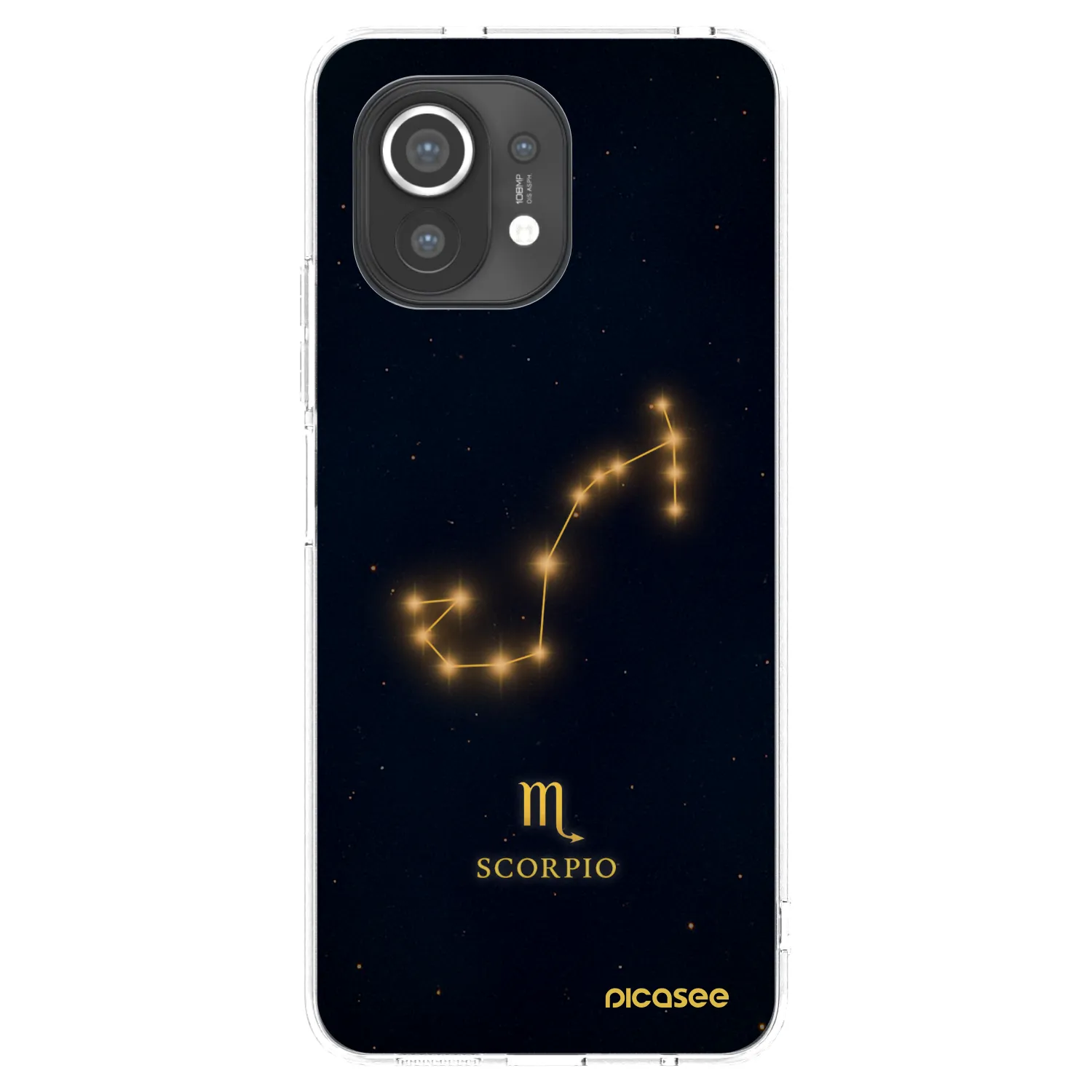 Picasee silikonový průhledný obal pro Xiaomi Mi 11 - SCORPIO