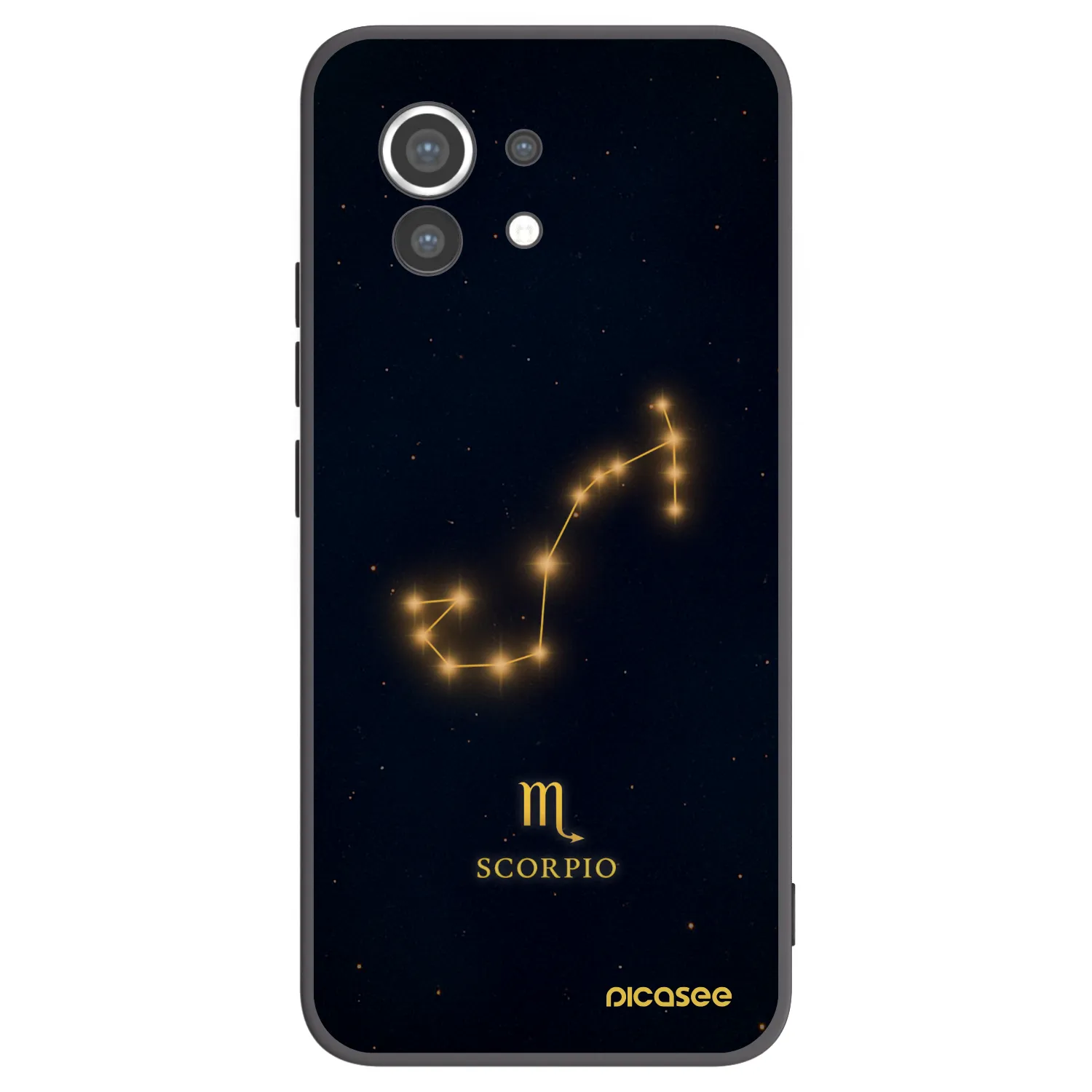 Picasee silikonový černý obal pro Xiaomi Mi 11 - SCORPIO