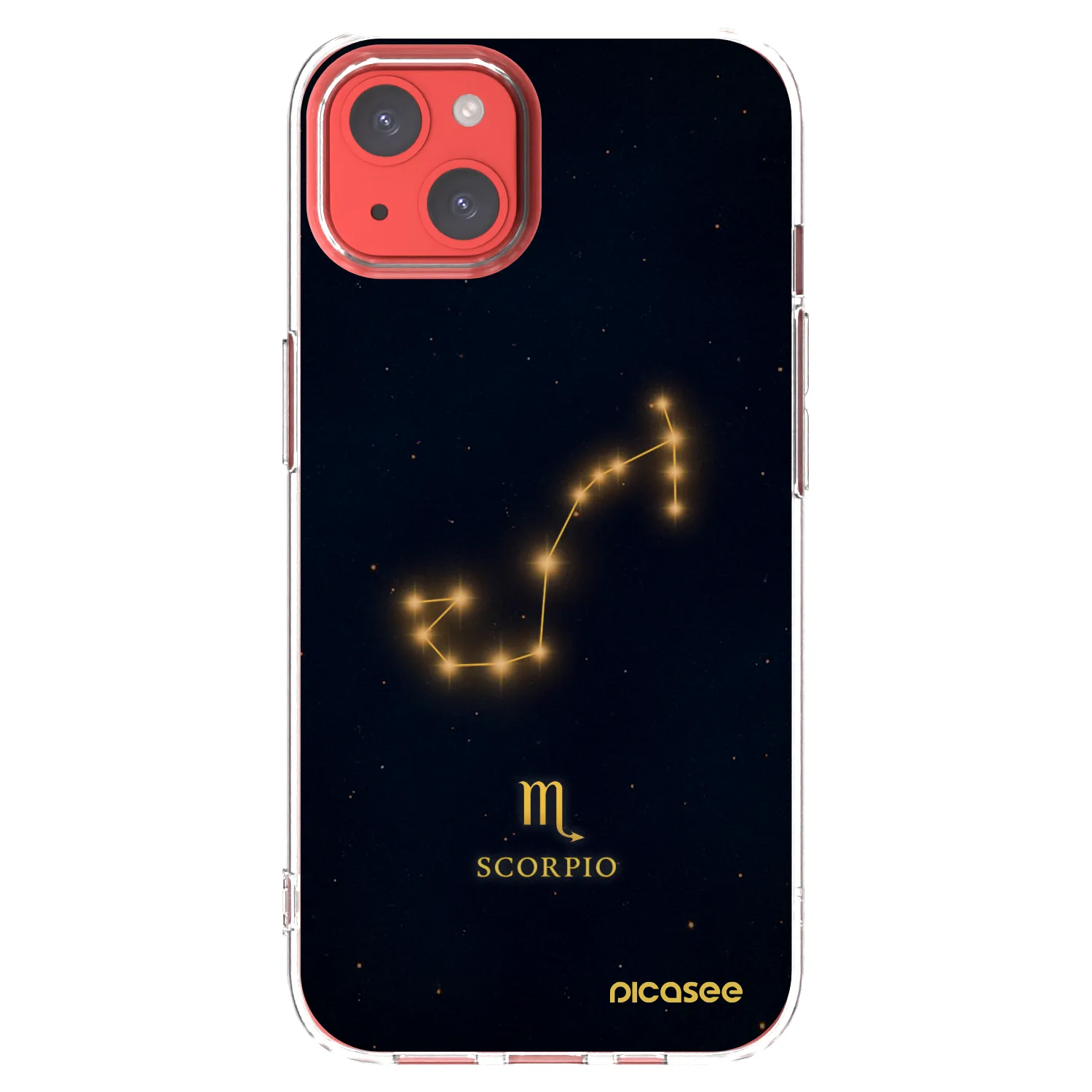 Picasee silikonový průhledný obal pro Apple iPhone 13 - SCORPIO