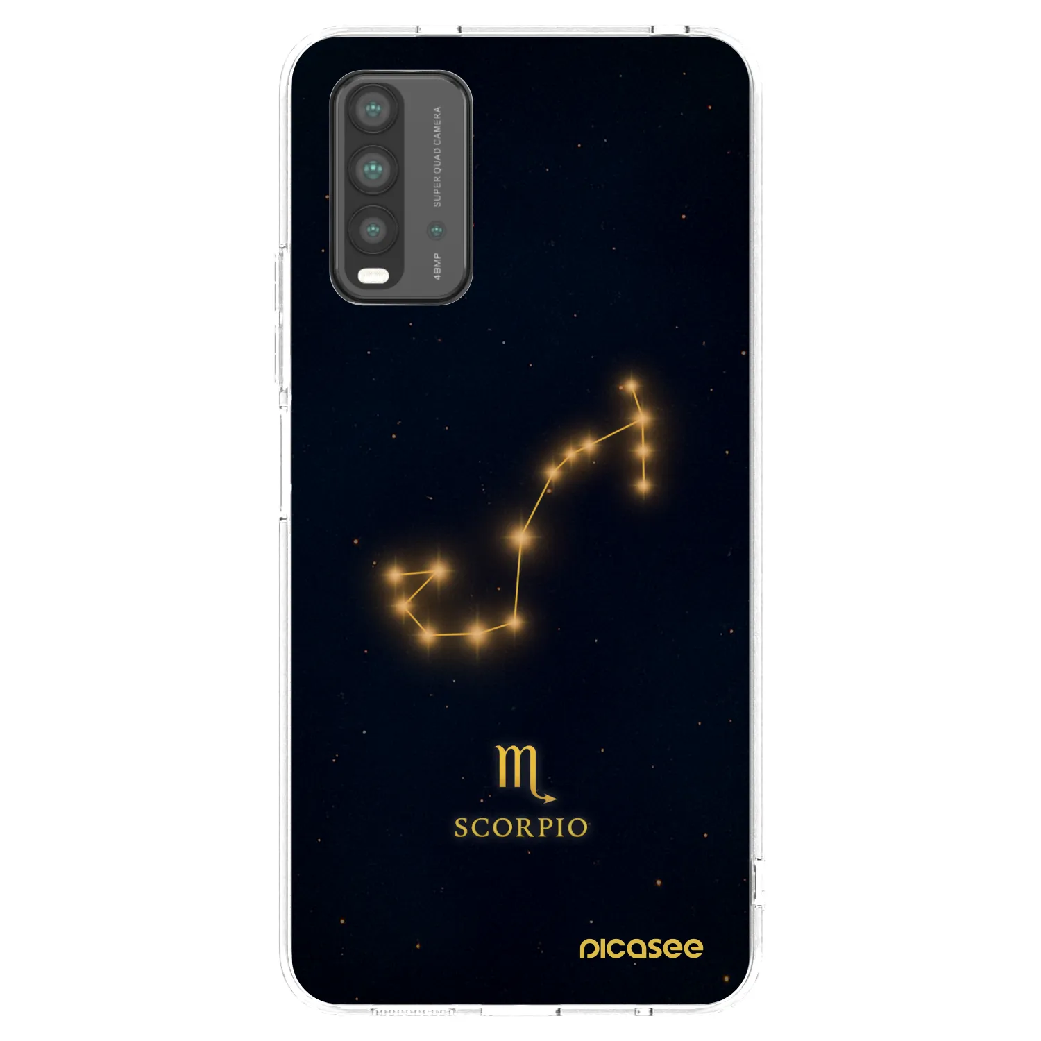 Picasee silikonový průhledný obal pro Xiaomi Redmi 9T - SCORPIO
