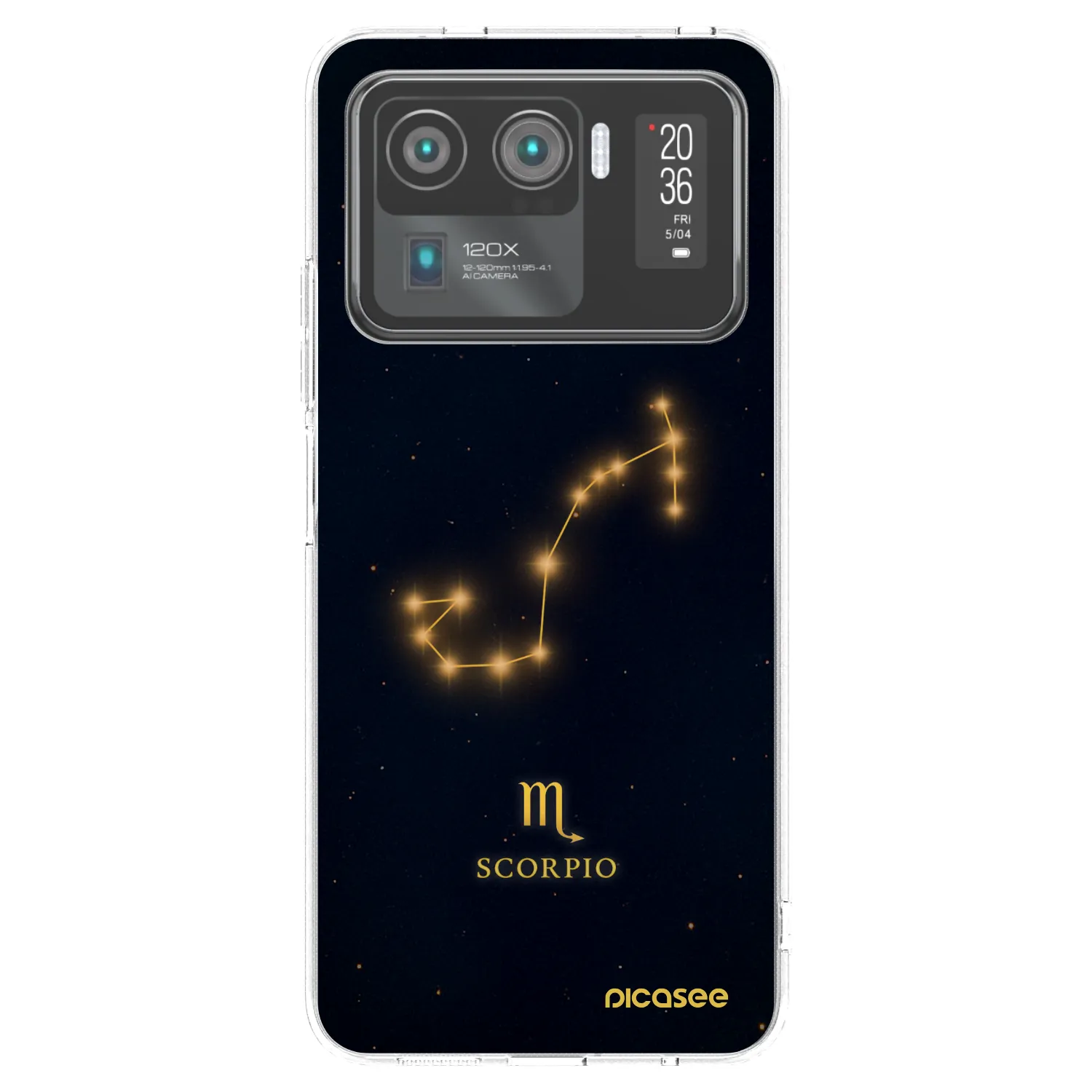 Picasee silikonový průhledný obal pro Xiaomi Mi 11 Ultra - SCORPIO