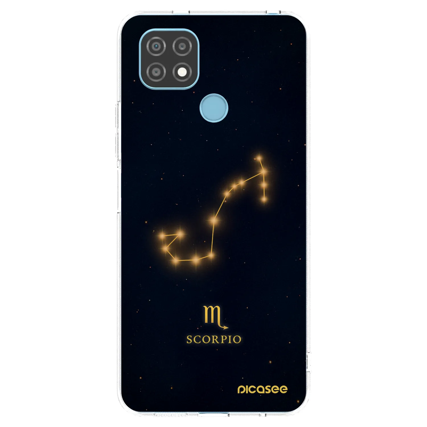 Picasee silikonový průhledný obal pro Realme C21 - SCORPIO