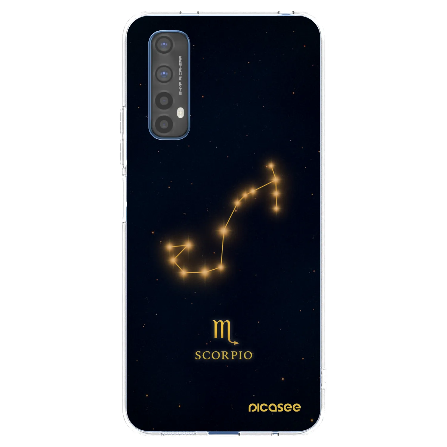 Picasee silikonový průhledný obal pro Realme 7 - SCORPIO