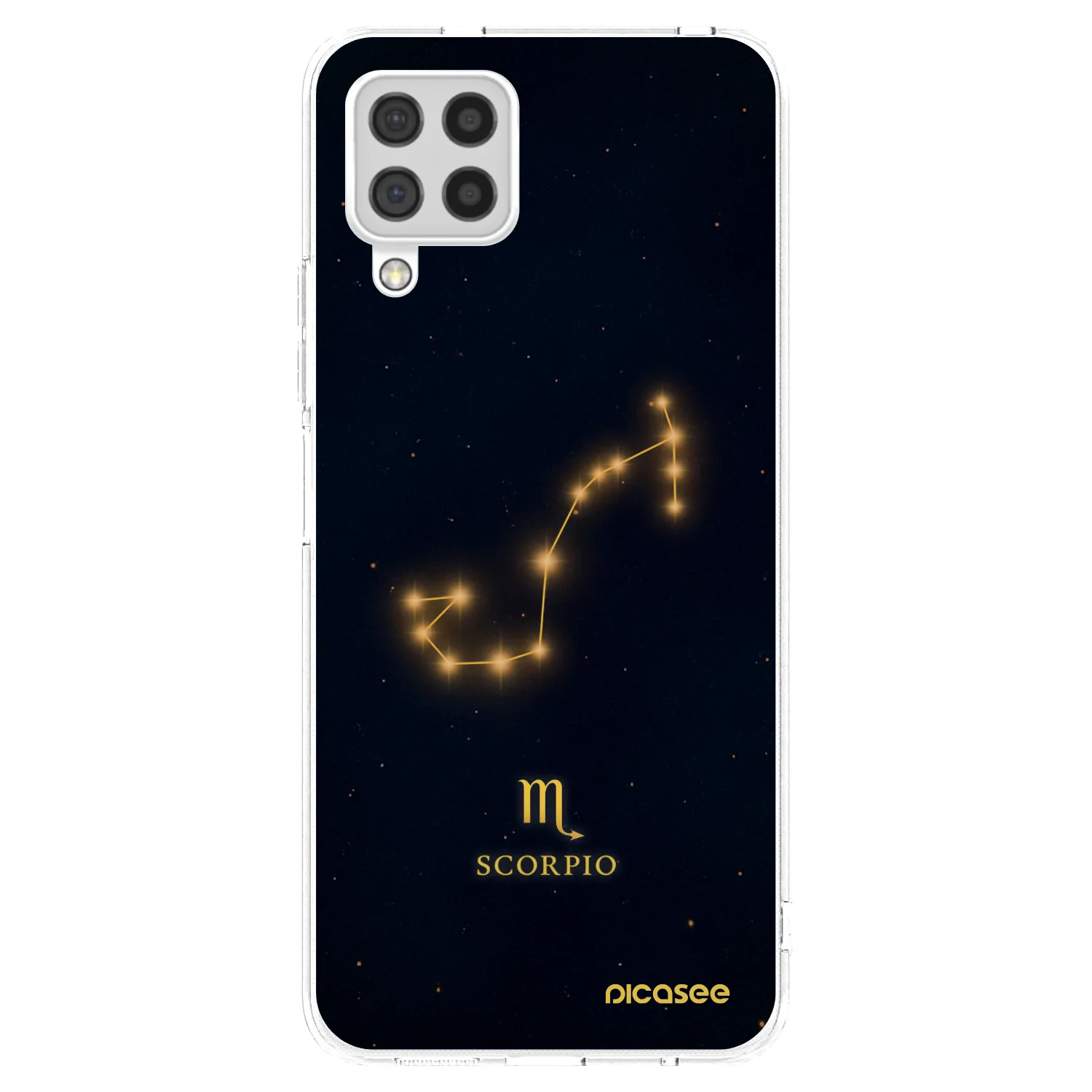 Picasee silikonový průhledný obal pro Samsung Galaxy A22 A225F 4G - SCORPIO