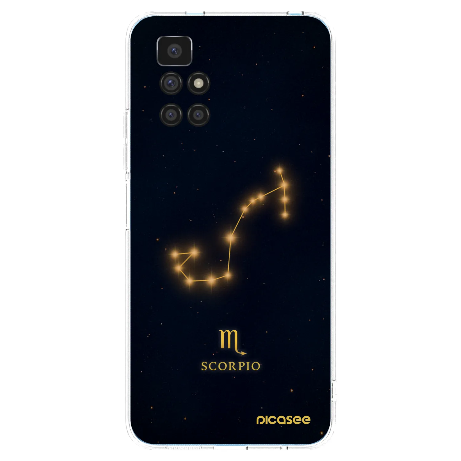 Picasee silikonový průhledný obal pro Xiaomi Redmi 10 - SCORPIO