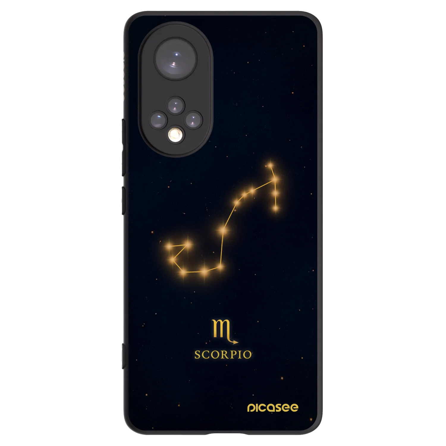 Picasee silikonový černý obal pro Honor 50 5G - SCORPIO