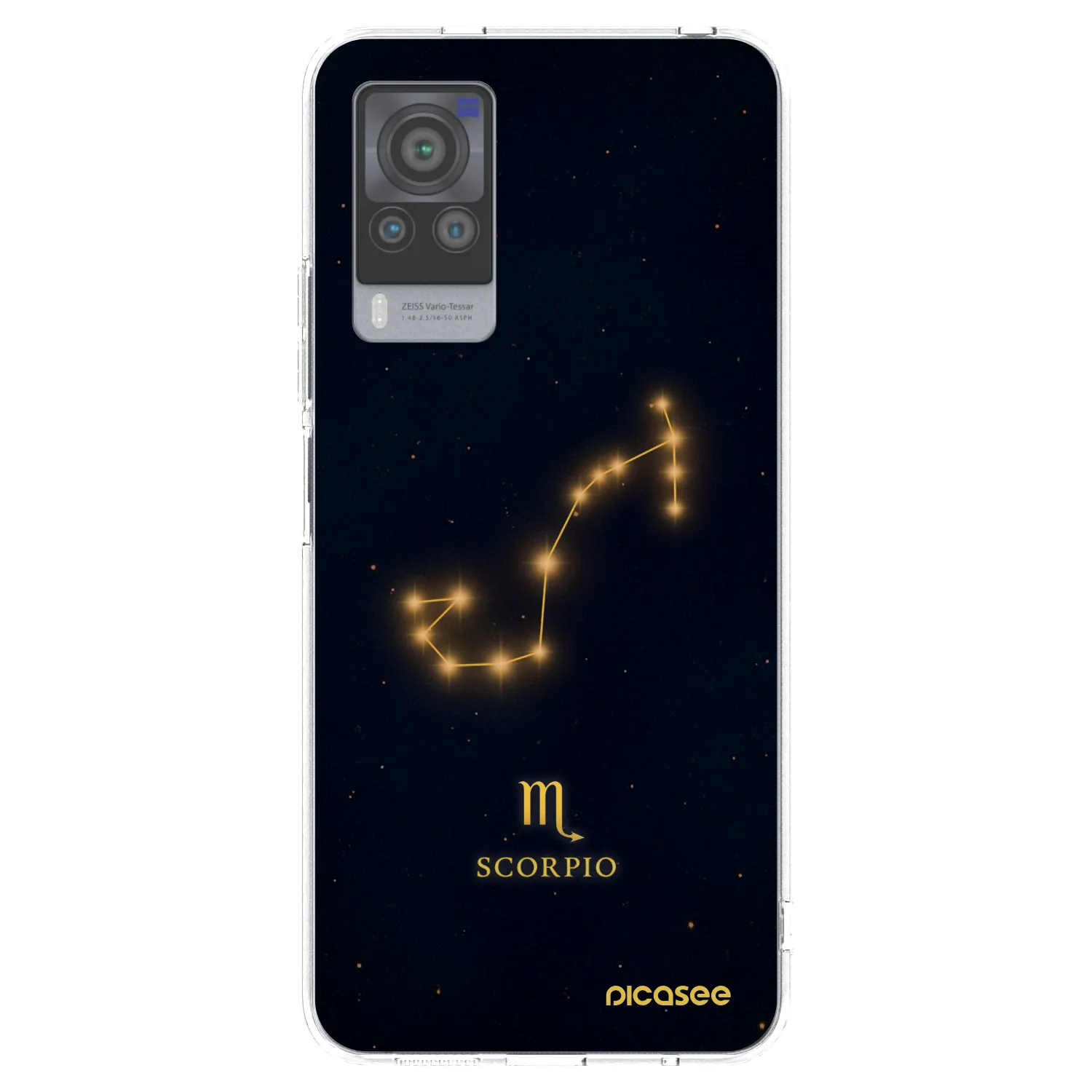 Picasee silikonový průhledný obal pro Vivo X60 Pro 5G - SCORPIO
