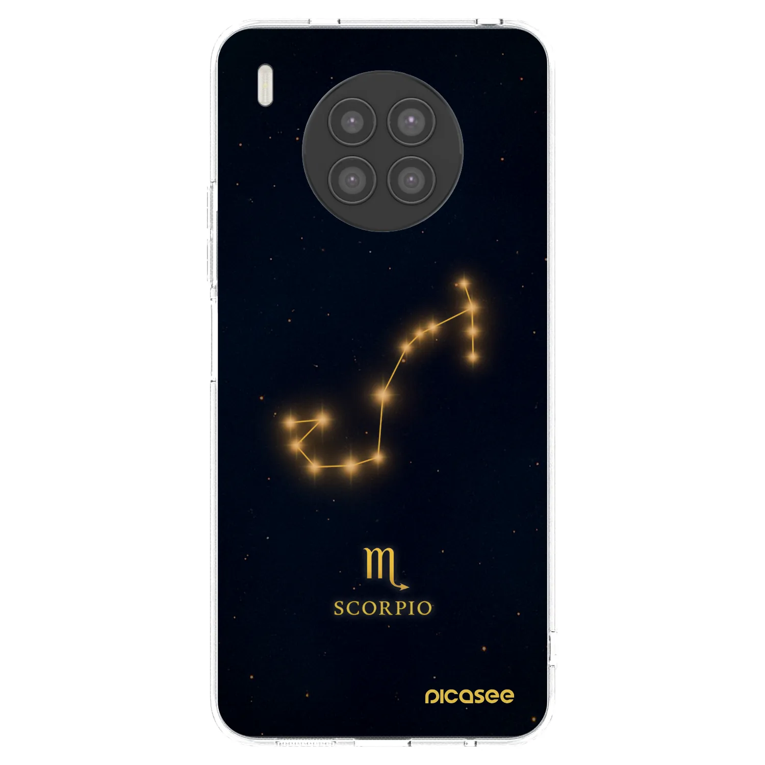 Picasee silikonový průhledný obal pro Huawei Nova 8i - SCORPIO