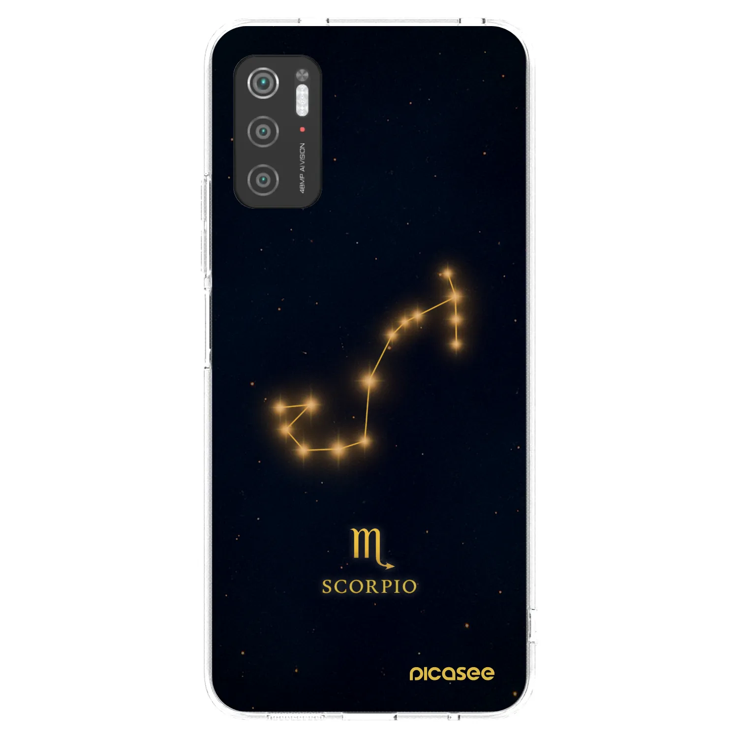 Picasee silikonový průhledný obal pro Xiaomi Poco M3 Pro 5G - SCORPIO