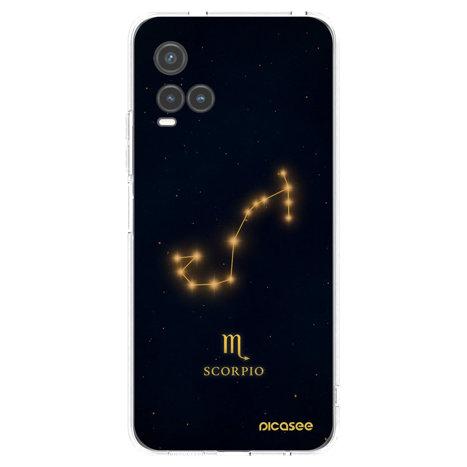 Picasee silikonový průhledný obal pro Vivo Y33s - SCORPIO