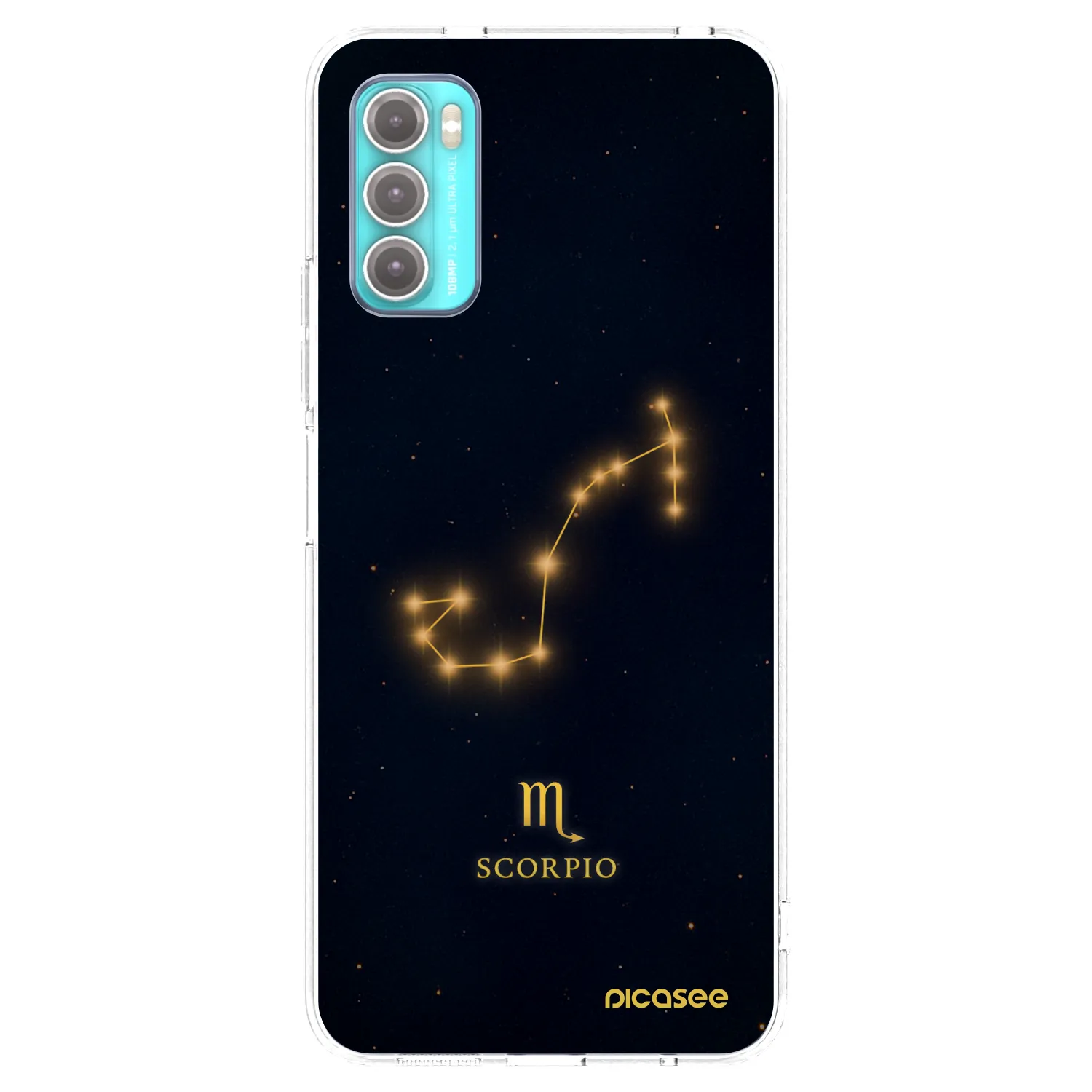 Picasee silikonový průhledný obal pro Motorola Moto G60 - SCORPIO