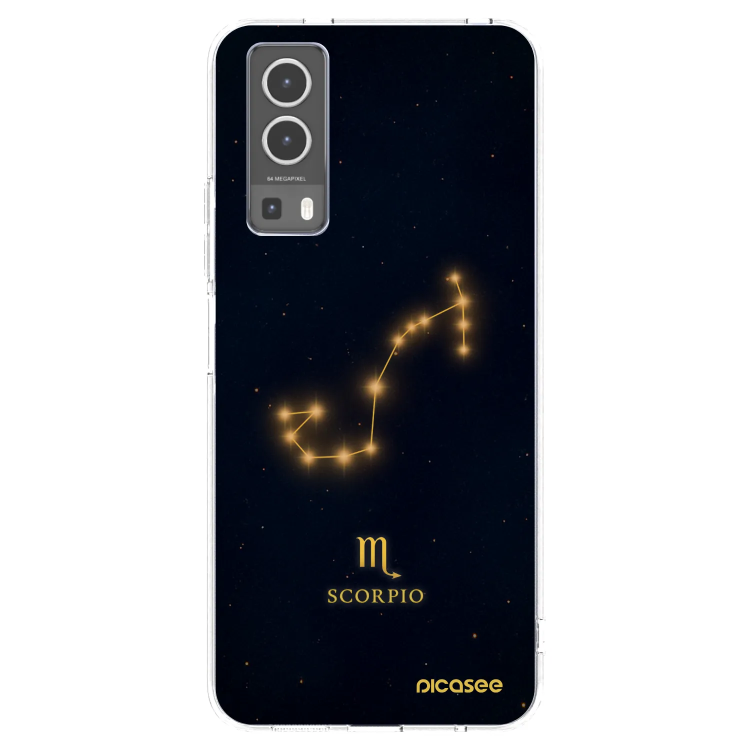 Picasee silikonový průhledný obal pro Vivo Y72 5G - SCORPIO