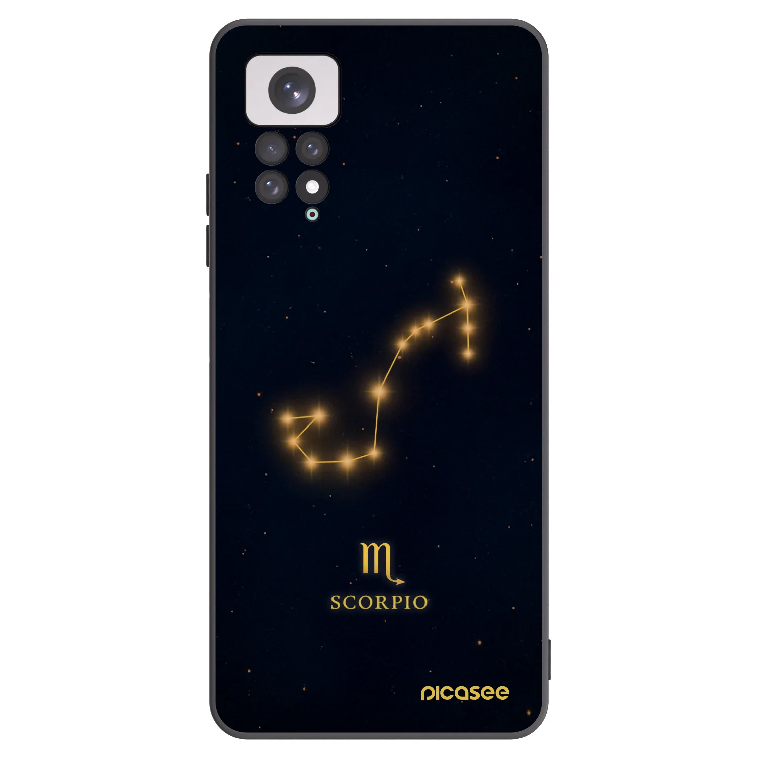 Picasee silikonový černý obal pro Xiaomi Redmi Note 11 - SCORPIO