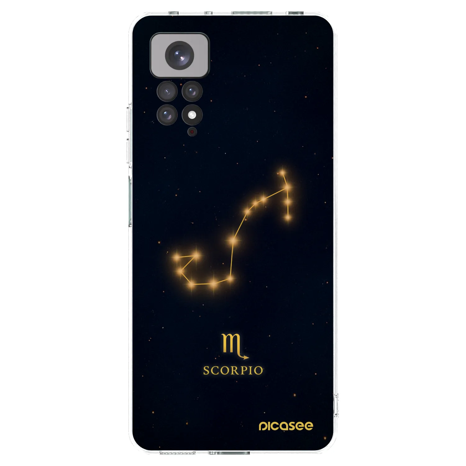 Picasee silikonový průhledný obal pro Xiaomi Redmi Note 11S 4G - SCORPIO