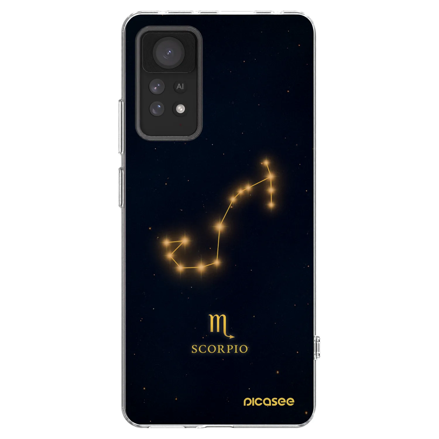 Picasee silikonový průhledný obal pro Xiaomi Redmi Note 11 Pro - SCORPIO
