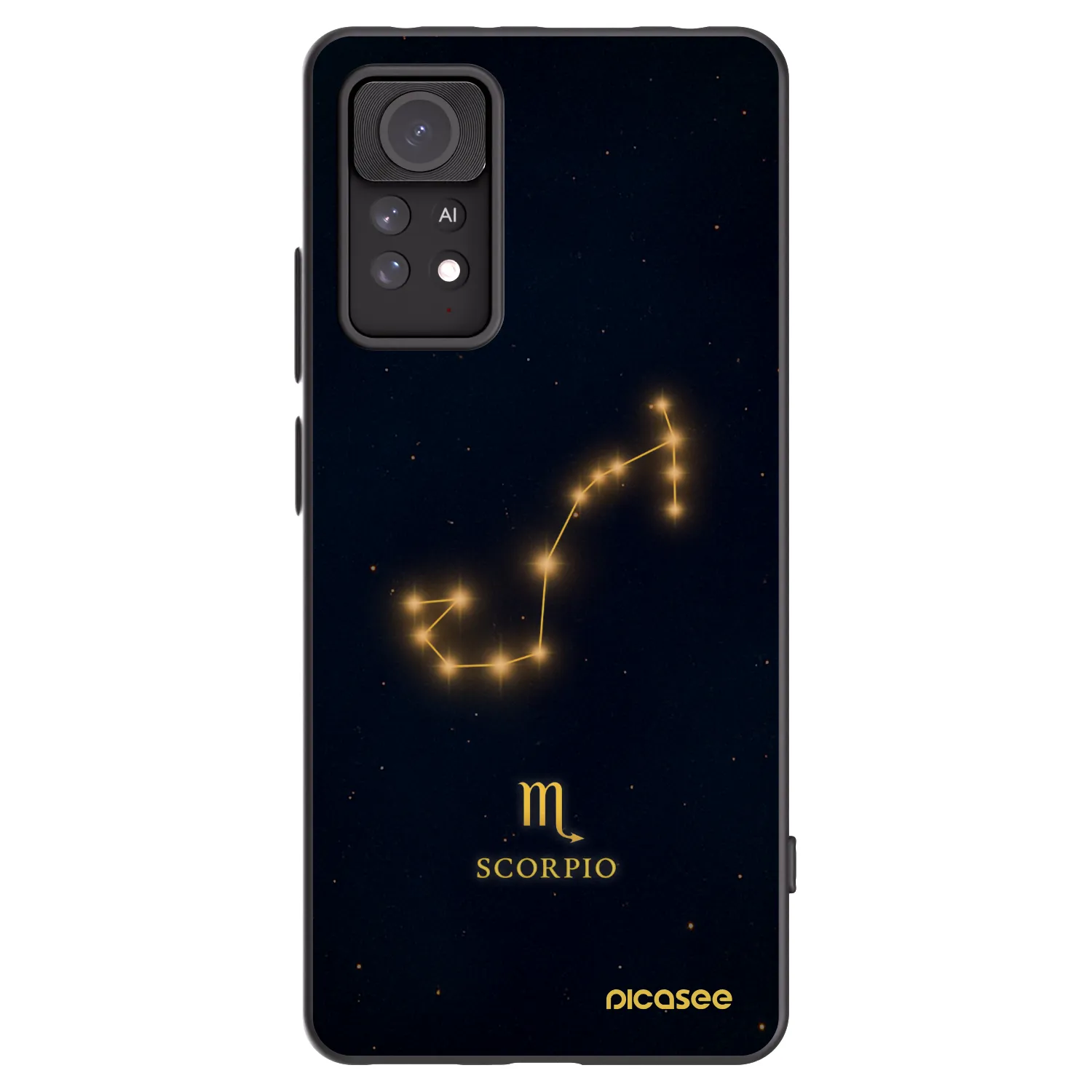 Picasee silikonový černý obal pro Xiaomi Redmi Note 11 Pro 5G - SCORPIO