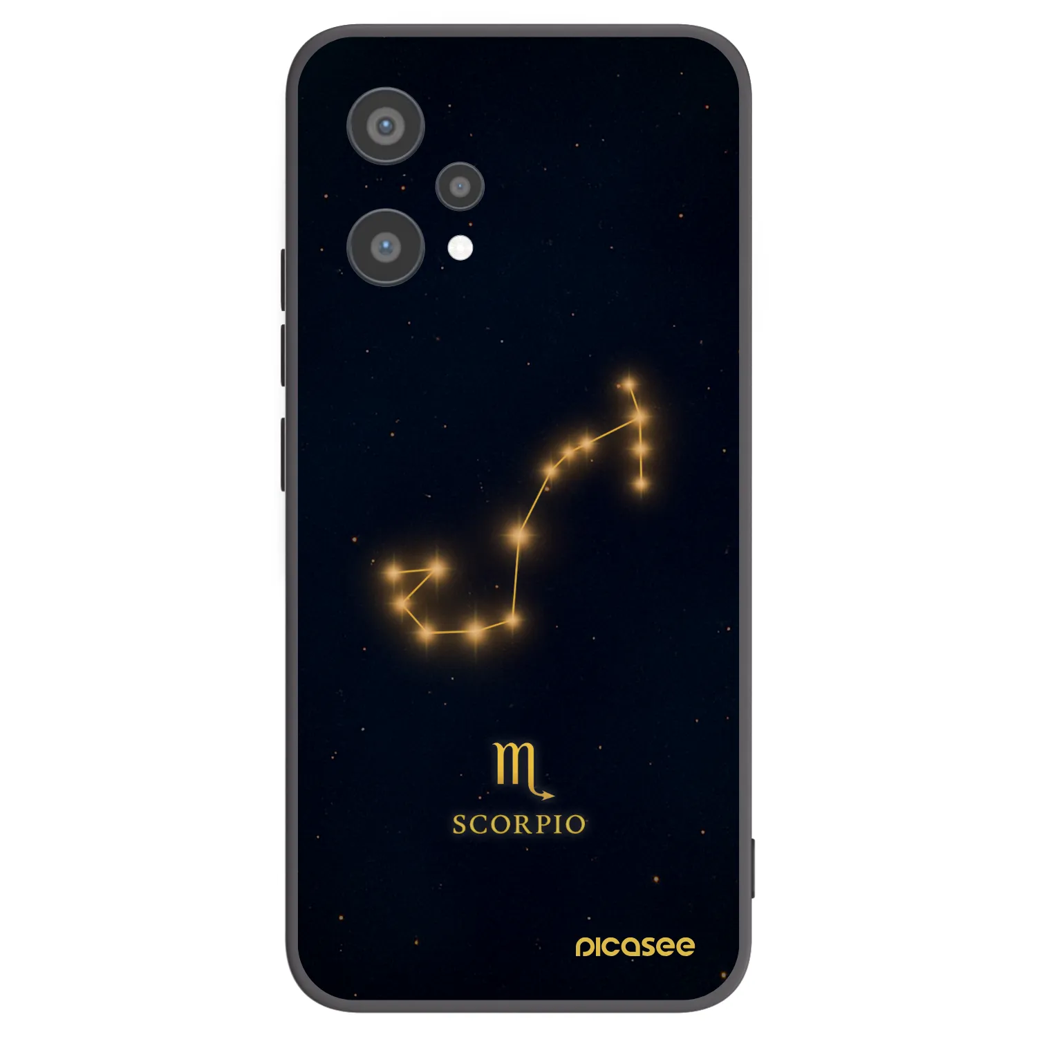 Picasee silikonový černý obal pro Realme 9 Pro 5G - SCORPIO