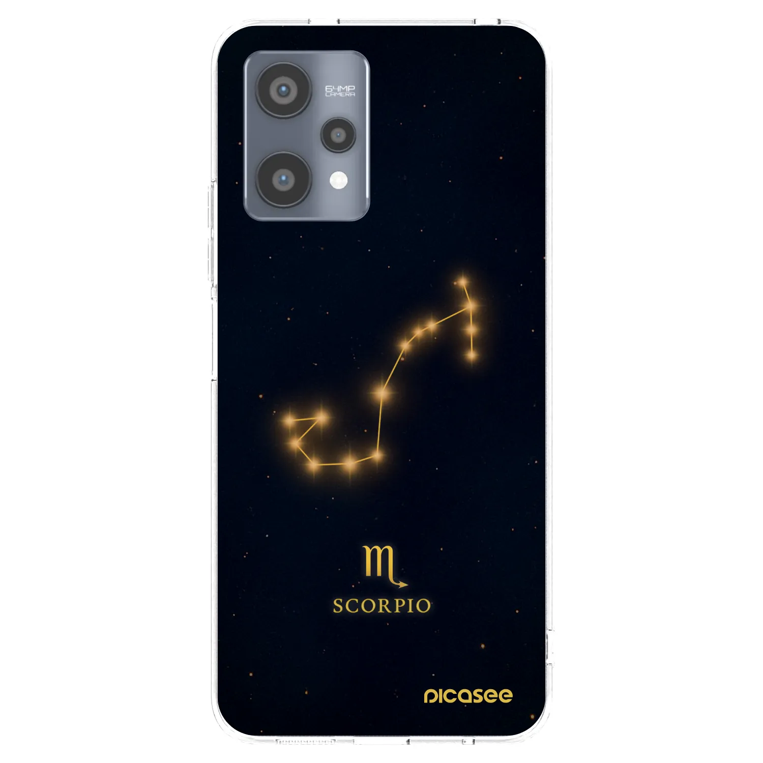 Picasee silikonový průhledný obal pro Realme 9 Pro 5G - SCORPIO