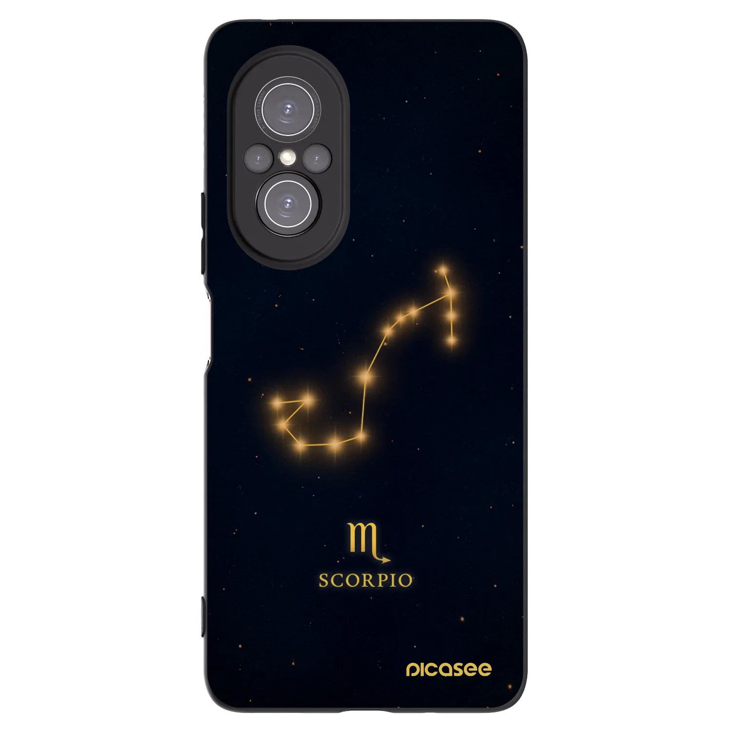 Picasee silikonový černý obal pro Huawei Nova 9 SE - SCORPIO