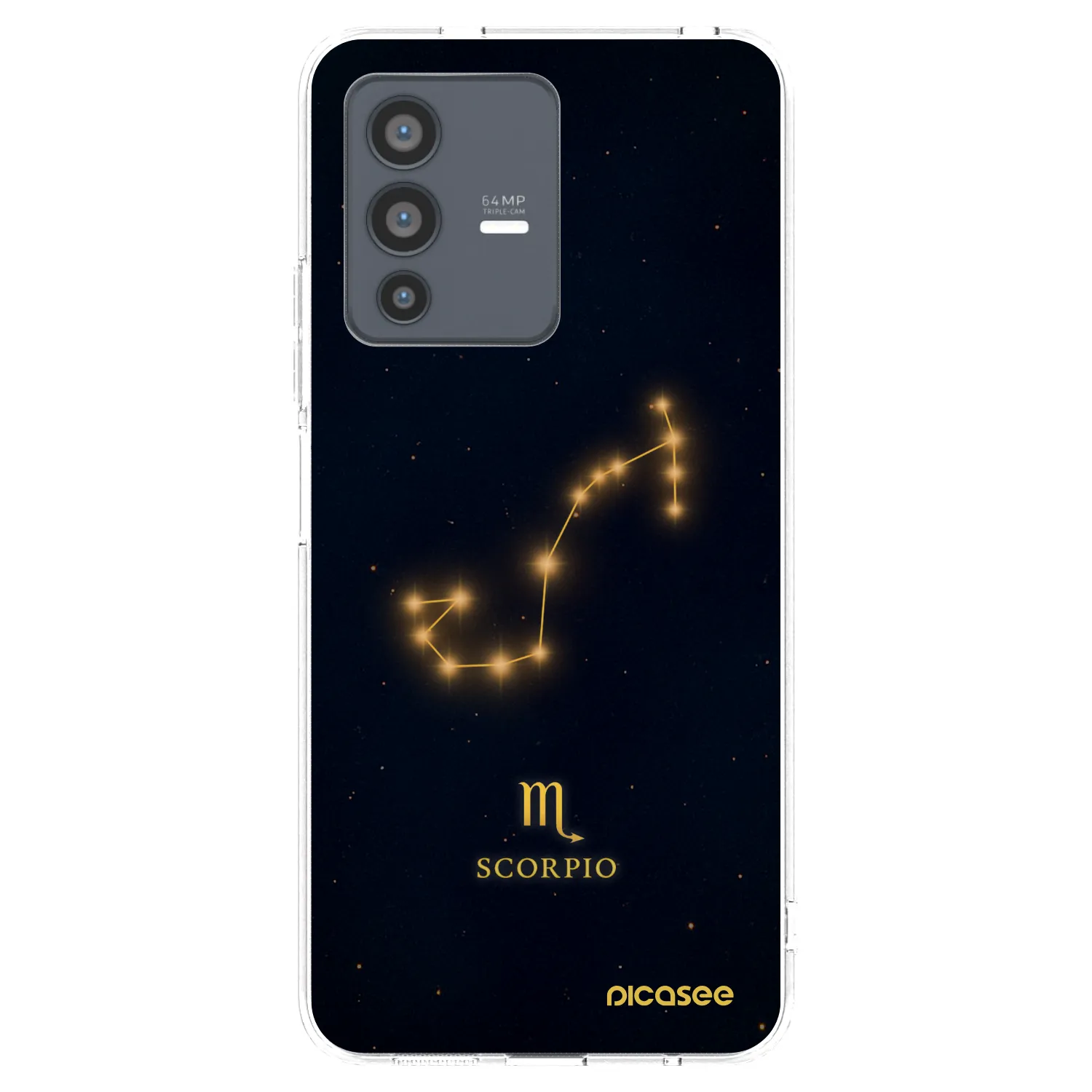 Picasee silikonový průhledný obal pro Vivo V23 5G - SCORPIO