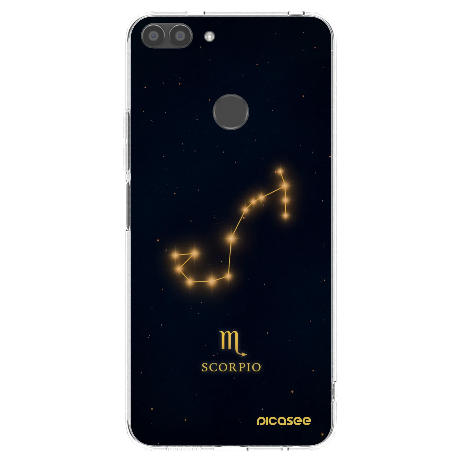 Picasee silikonový průhledný obal pro Huawei P Smart - SCORPIO