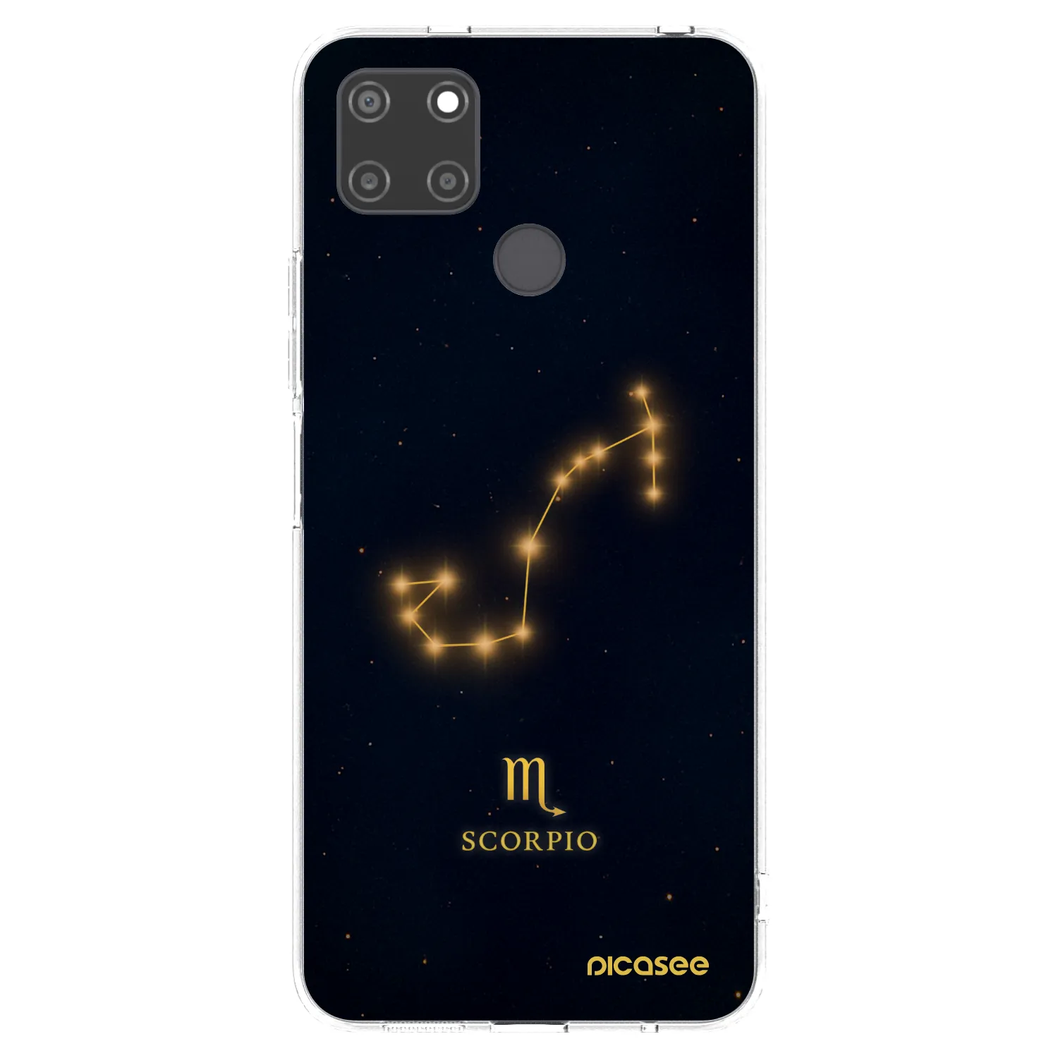 Picasee silikonový průhledný obal pro Realme C21Y - SCORPIO