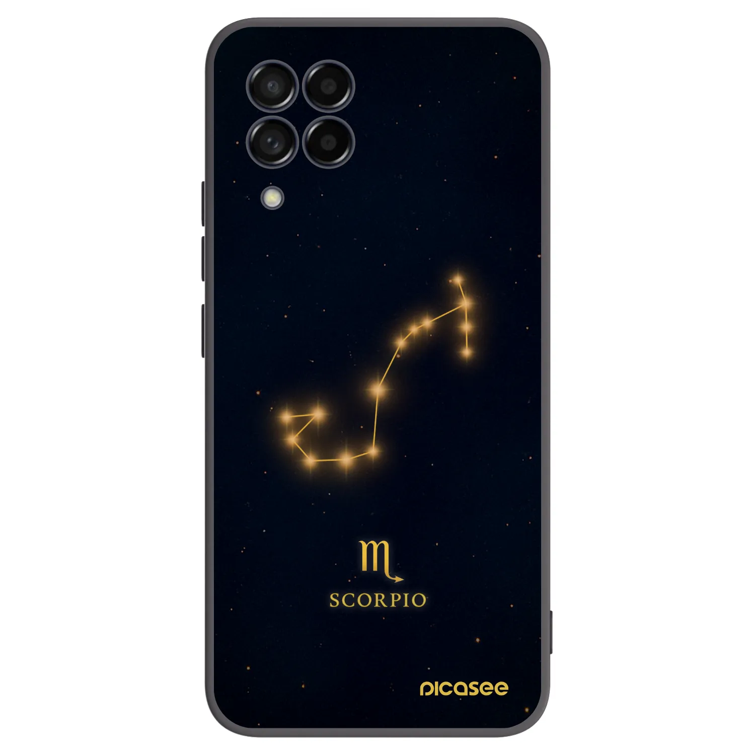Picasee silikonový černý obal pro Samsung Galaxy M53 5G - SCORPIO